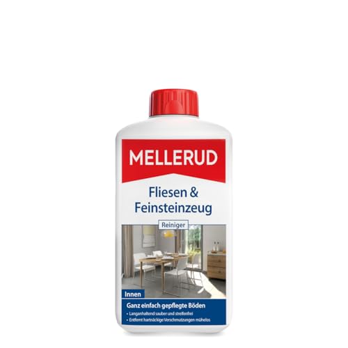 MELLERUD MELLERUD Fliesen & Feinsteinzeug Reiniger | 1 x 1 l | Zuverlässiges Mittel zum Entfernen von fettigen und hartnäckigen Verschmutzungen
