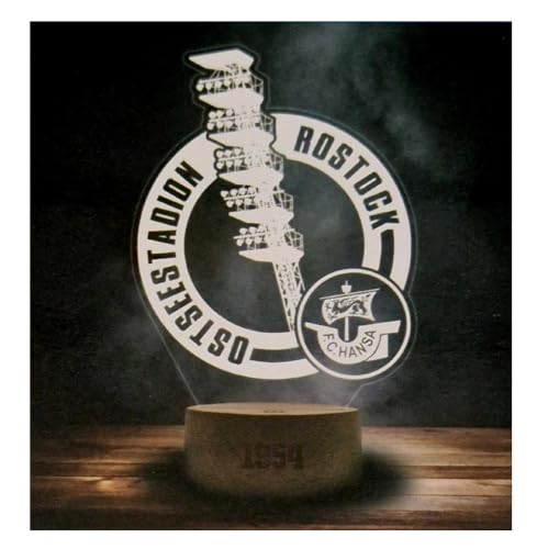 F.C. Hansa Rostock LED Licht - Ostseestadion - Leuchte Flutlicht FCH