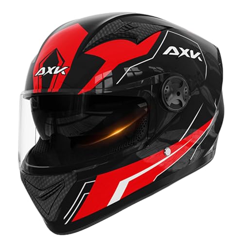 Integralhelm Mit Sonnenblende, Full Face Du-al Lens Shield Street Motorrad Kopfbedeckung, Motorrad Helm Vollvisierhelm Mopedhelm Für Damen Herren, Kopfumfang 54–61cm