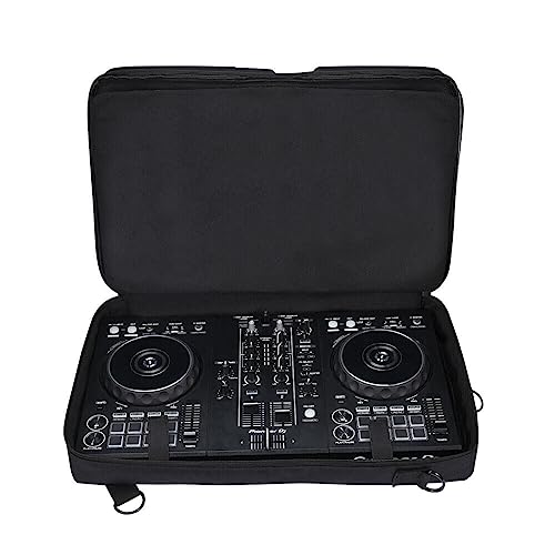 Meijunter DJ Controller Aufbewahrungskoffer DJ Mixer Tragbare Schutztasche Kompatibel mit Pioneer DDJ-400/DDJ-FLX4/DDJ-SB3/Roland DJ-202
