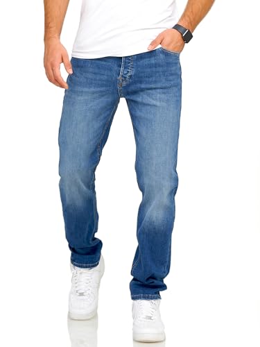 JACK & JONES Herren Jeans Mike ARIS Comfort Fit Denim Herrenhose (32W / 30L, Dark Blue Denim)