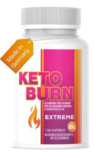 Saint Nutrition® KETO BURN* – Abnehmen* + Appetitzügler* & Stoffwechsel** - 6 Kapseln am Tag für die 21 Tage Kur + endlich für Frauen & Männer - mit Glucomannan, Cholin, Vitamin B1 & Vitamin B6