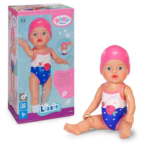 BABY Born Schwimmende Lizzie 30 cm Badepuppe zum Aufziehen