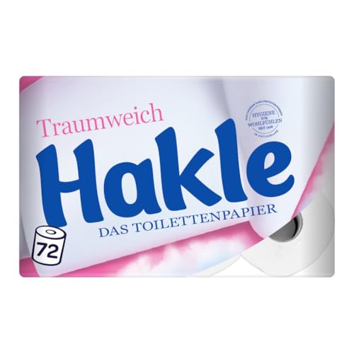 Hakle Traumweich, 72 Rollen Toilettenpapier, 4-lagig