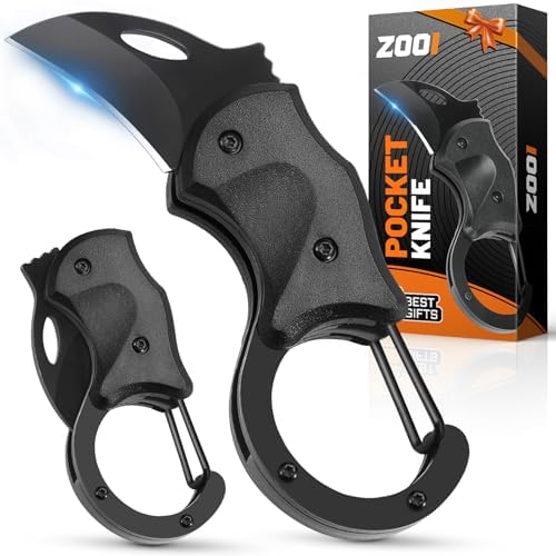 ZOOI Geschenke für Männer, Messer Outdoor Multitool Taschenmesser, Valentinstag Geschenke für Ihn, Geburtstagsgeschenk Gadgets für Männergeschenke, Klappmesser mit Anhänger Ostergeschenke Erwachsene