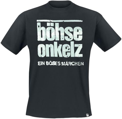 Böhse Onkelz Ein böses Märchen Männer T-Shirt schwarz L 100% Baumwolle Band-Merch, Bands