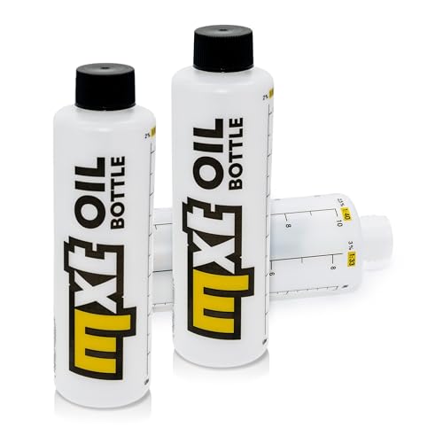 MXT Ölmessbecher Set 2-Takt 250 ml 2 Stück kompatibel mit Motorroller