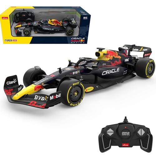 Oracle Red Bull Racing F1 RC Ferngesteuertes Auto RB18 (Maßstab 1:18) 2,4 GHz Ferngesteuertes Auto Offiziell Lizensiertes RB Auto - Überleben im Rennen