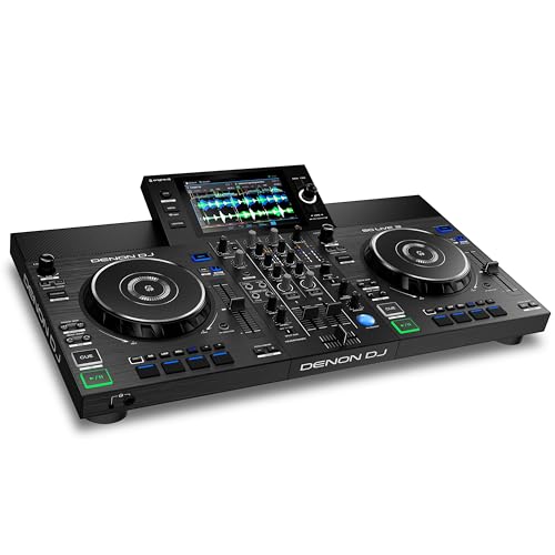Denon DJ SC LIVE 2 - Standalone DJ-Controller mit Amazon Music Streaming, 7