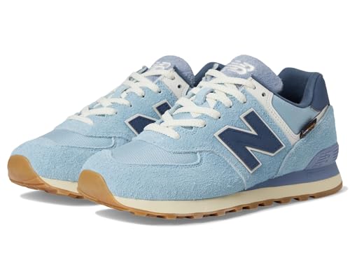 New Balance Unisex-Erwachsene 574 V2 Sneaker, Hellblau/Indigo, 12 Wide Women/10.5 Men