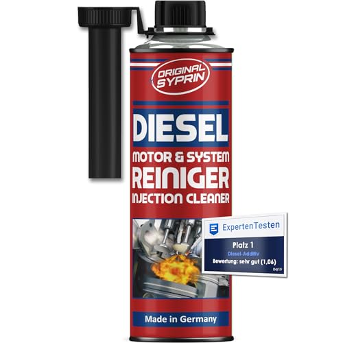 SYPRIN Original Diesel System Reiniger - Systemreiniger für Dieselmotoren I Reinigung Dieselpartikelfilter DPF Einspritzdüsen Injektoren - 500ml