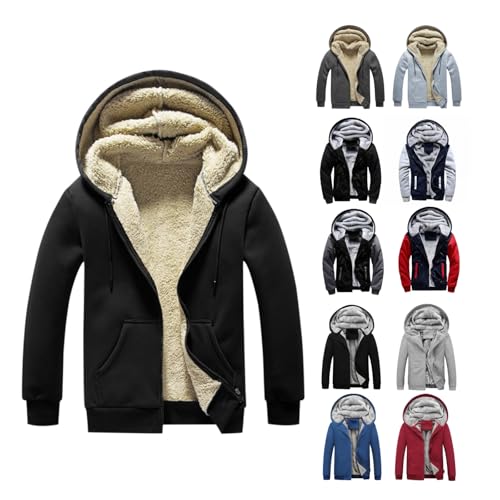 Qixiu Winterjacke Herren,pufferjacke Herren,Herren wintermantel,wollmantel beige,Herren wintermantel lang,Mantel mit Kapuze Herren,daunen Parka Herren,Herren Jacke männer,Herren Anorak,Jacket Men