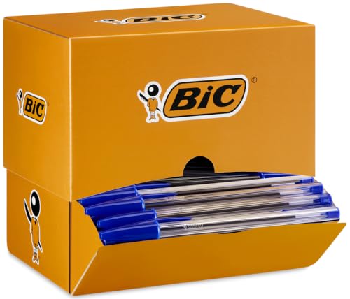 BIC CRISTAL Original Kugelschreiber Blau, 0,32 mm Strichstärke, 150 Stück
