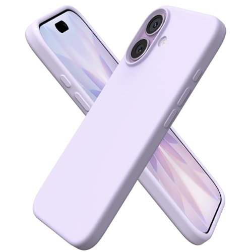 ORNARTO für iPhone 17 Hülle Silikon 6,3 Zoll, dünne Handyhülle iPhone 17 aus Flüssigsilikon, Kratzfeste und stoßfeste Schutzhülle iPhone 17 Case(2025) - Lavendel