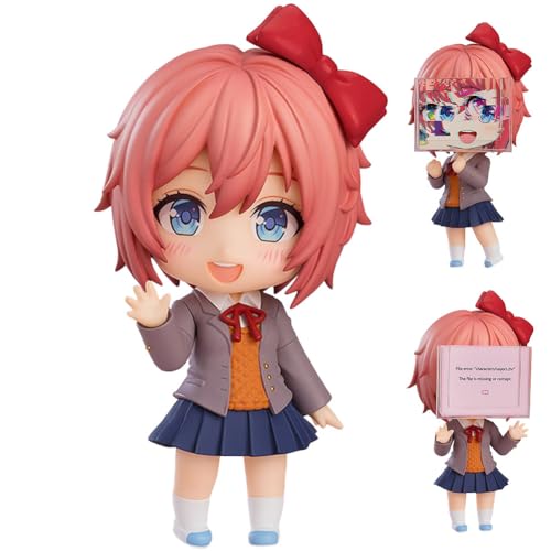 Zhongkaihua Sayorii-Figur, 10 cm, Actionfigur, austauschbares Zubehör, Anime-Modell, Statue, Weihnachtsdekoration, Schreibtisch-Ornament, Geburtstagsdekoration, Geschenk für Fans