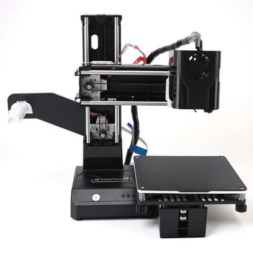 BONKZEBU 3D-Drucker, One Click Print 40 Mm/s 3D-Druckmaschine mit Abnehmbarer Magnetplattform, Unterstützt 1,75 Mm PLA-TPU-Filament für Anfänger (Schwarz)