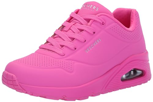 Skechers Damen UNO-Stand On Air Sneaker, hot pink, 40 EU