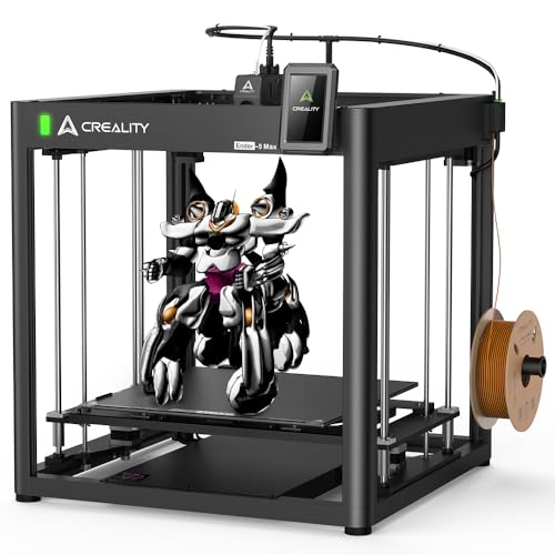 Creality Ender 5 Max 3D-Drucker, maximale Druckgeschwindigkeit 700 mm/s, großes Druckvolumen, automatische Nivellierung, 300 °C Hochtemperatur, präzise Linearführung, doppelte Z-Achse