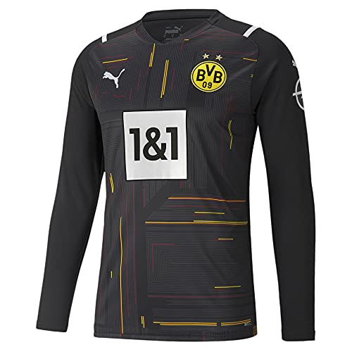 PUMA Herren Borussia Dortmund, Saison 2021/22, Torwart Trikot, Puma Black-puma White, M EU