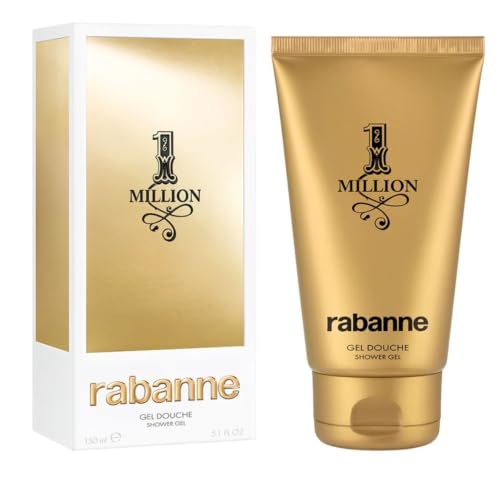 Paco Rabanne One Million homme/ men, Duschgel, 1er Pack (1 x 150 ml) Minze, Grapefruit, Mandarine