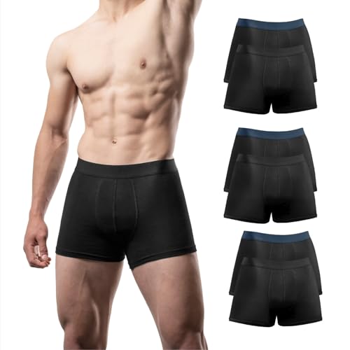 Seamarkt Boxershorts Herren 6er Pack Ohne Kratzenden Unterwäsche Boxer Baumwolle