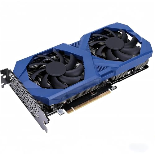 Ouitble RTX 3060 12GB Gaming Grafikkarte (Nvidia GeForce) GDDR6 192 Bit, PCIe 4.0, 1x HDMI, 3X DisplayPort, 15000MHz, PC Grafikkarte mit Dual-Lüfter-Kühlung für Wins 7/8/10