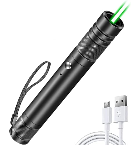 Happy GO Mini Taschenlampe 5000 Lumen Super Bright 2000m+ Haustier Spielzeug USB Ladeleistungsanzeige Mit Umrüstkopf Wasserdicht für Camping Wandern Angeln Notfälle