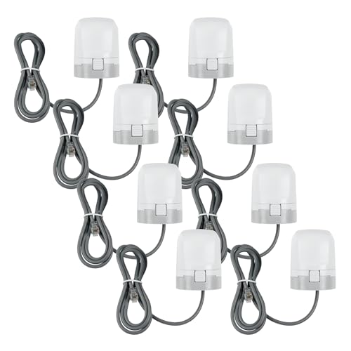Homematic IP Smart Home 8er-Set Stellantrieb - motorisch, HmIP-VDMOT
