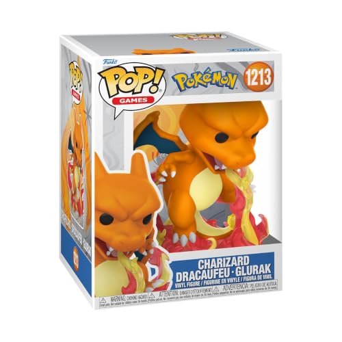 Funko POP! Premium: Pokemon - Charizard - Sammelbare Vinylfigur - Geschenkidee - Offizielles Merchandise - Spielzeug für Kinder & Erwachsene - Modellfigur für Sammler und zur Ausstellung