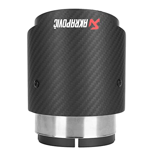 Auspuffrohrspitze Kohlefaser 80 Mm Einlass 101 Mm Auslass Gerade Heckkehle Ersatz für CX5 CX4 (Alles mattschwarz)