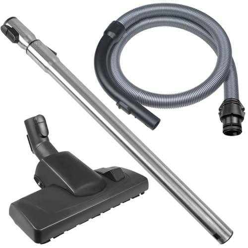 PRIMEBAG - SPARSET: Schlauch, Griff, Rohr und Bodendüse - Passend für Miele Blizzard CX1 (EcoLine, Cat & Dog PowerLine, Red, Parquet, Flex, Comfort, Senator Parquet, Blue, Excellence, Pure Power)