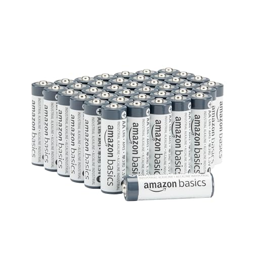 Amazon Basics AA- Alkali-Batterien, 1,5 V, 5 Jahre lagerfähig, 40 Stück