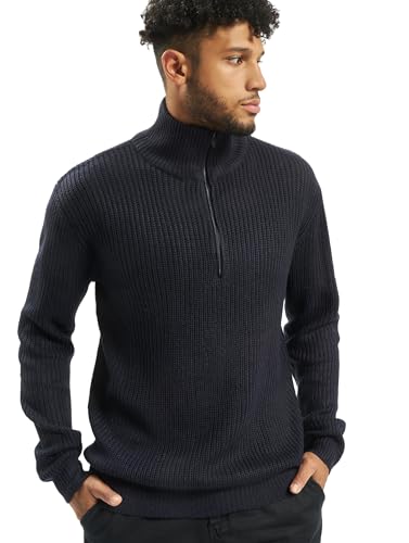 Brandit Marine Pullover Troyer, Farbe: Navy, Größe: M48-50