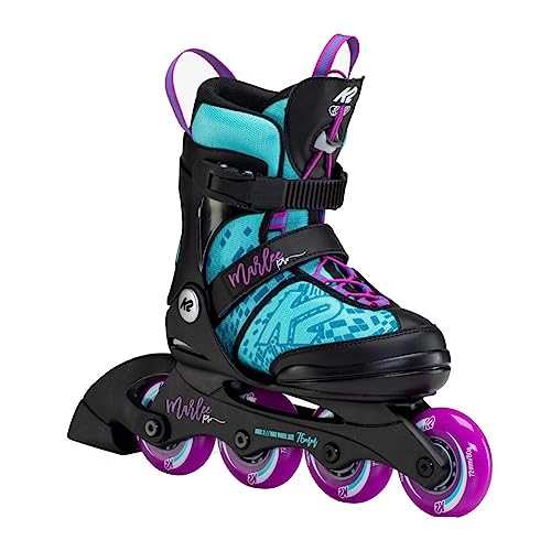 K2 Skates Mädchen Inline Skates Marlee PRO, Light Blue - Purple, 30F0225.1.1.L