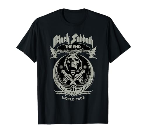 Offizielles Black Sabbath The End World Tour T-Shirt