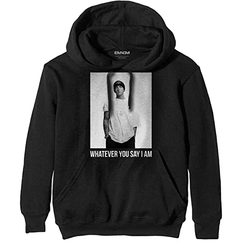 Eminem - Whatever Sweatshirt für Erwachsene, Unisex, Schwarz , Large