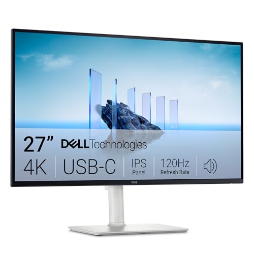 Dell 27 Plus USB-C Monitor - S2725QC, 4K UHD (3840x2160), 120Hz, IPS, 4ms