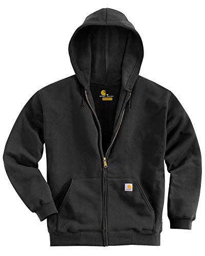 Carhartt Herren Zip Hooded Sweatshirt Sweatshirt, Black Blk, XL
