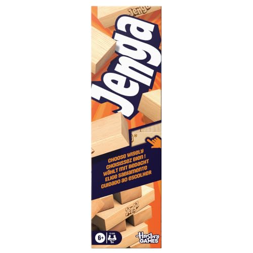 Offizielles Hasbro Jenga Spiel mit digitalem Würfel