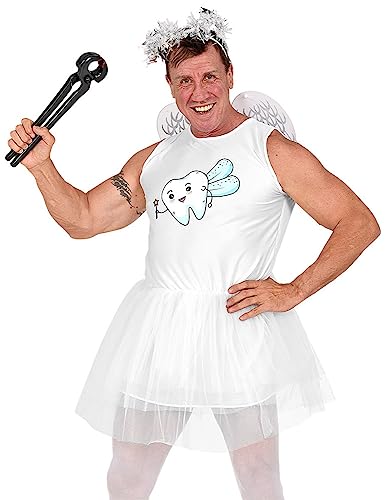 W WIDMANN MILANO Party Fashion - Kostüm Zahnfee für Männer, Kleid, Faschingskostüme