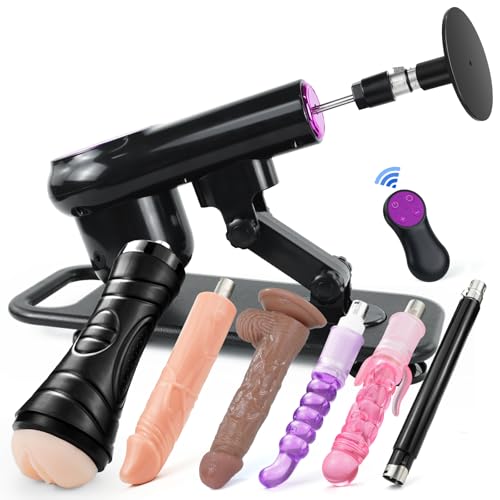 Sexmaschine Fickmaschine Automatische Sex Maschine für die Frau 5.5CM Stoßfunktion mit 3xlr Dildo und Masturbationstasse Sexmaschine für die Männer Fickle Maschine Frauen Extrem Dildo machine Sextoy