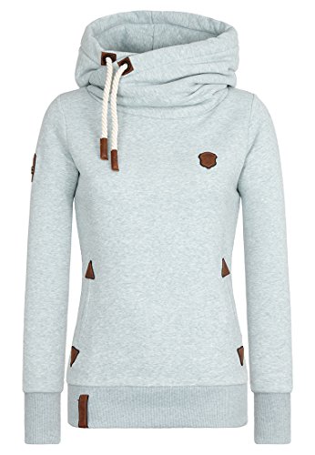 Naketano Damen Kapuzenpullover , Nasty Mint Melange, L