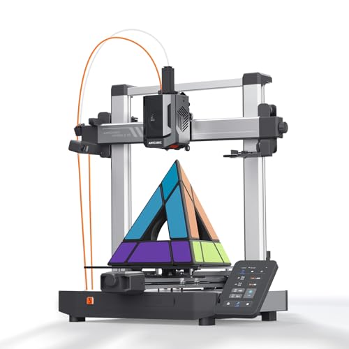 Anycubic Kobra 3 V2 3D Drucker, Verbesserte Auto Nivellierung, Intelligentes Drucken mit Kamera, 600mm/s Hochgeschwindigkeitsdruck, Erweiterbar auf Mehrfarbendruck, Druckgröße 255 * 255 * 260mm