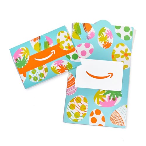 Amazon Physical Gift Card in a Mini Envelope - Playful Egg Patterns
