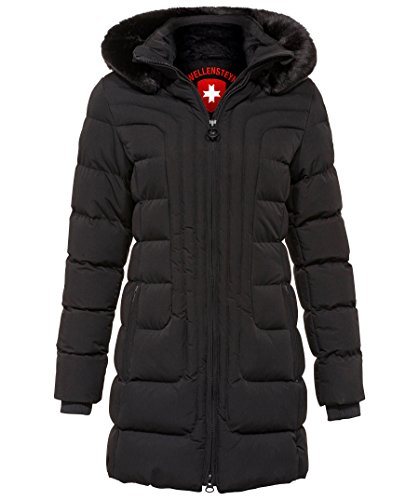 Wellensteyn Damen Jacke BELVITESSE Long Schwarz, Größe:M, Farbe:Schwarz