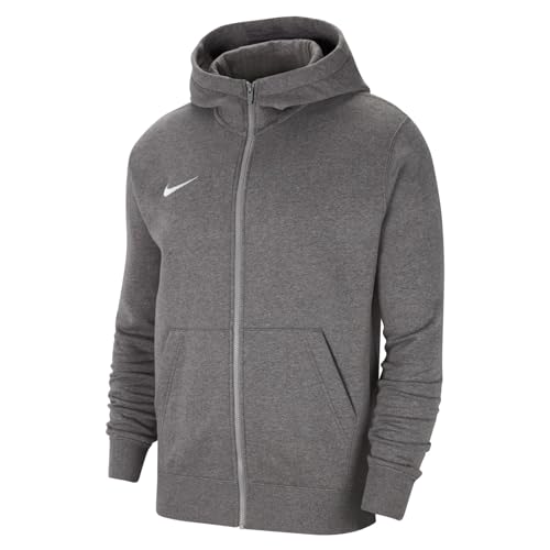 Nike Jungen Park 20 Kapuzenjacke, Kohle Heathr / Weiss, XL EU