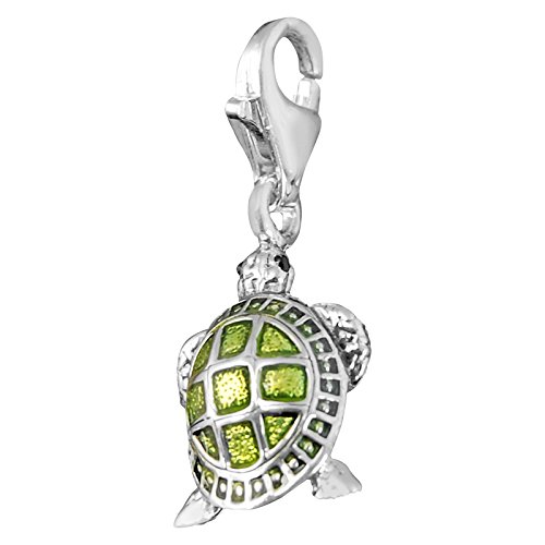 THOMAS SABO Damen Charm-Anhänger Schildkröte Charm Club 925 Sterling Silber 0837-007-6