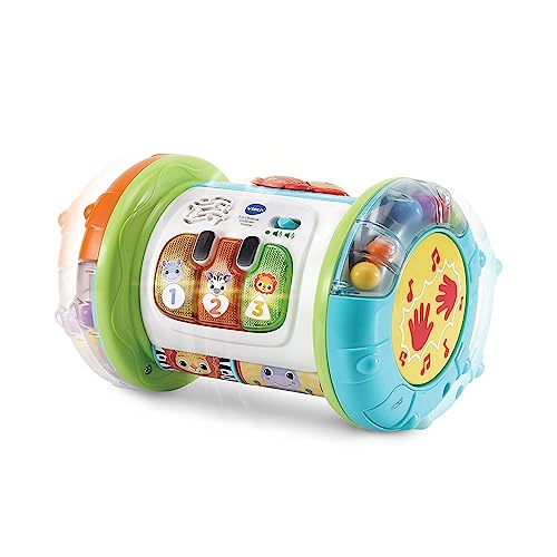 VTech Baby 3-in-1 Rollende Entdecker-Trommel, 9-36 Monate