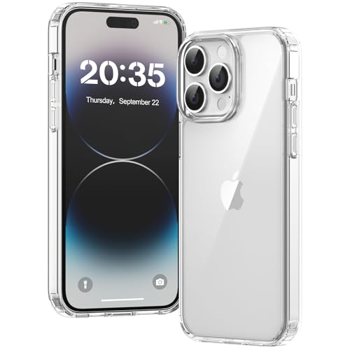 Voyahülle Hülle für iPhone 14 Pro Max Hülle, Anti-Vergilbung Transparent Handyhülle Stoßfest Schutzhülle, Premium Kratzfeste Case für iPhone 14 Pro Max - Durchsichtig