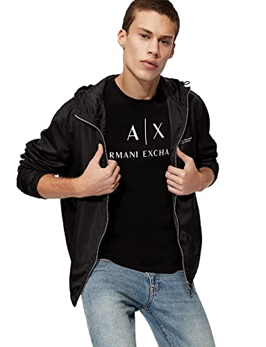 Armani Exchange Herren 8nztcj T-Shirt, Schwarz, L